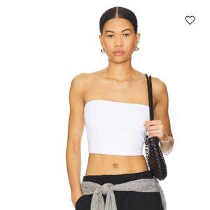 Susana Monaco Strapless Crop Top in Sugar Size M